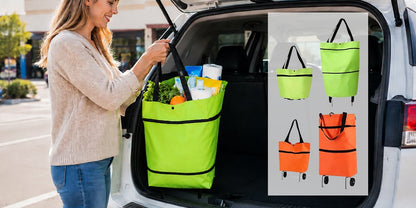 Folding Shopping Cart Bag