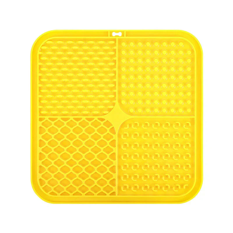 Silicone pet licking pad