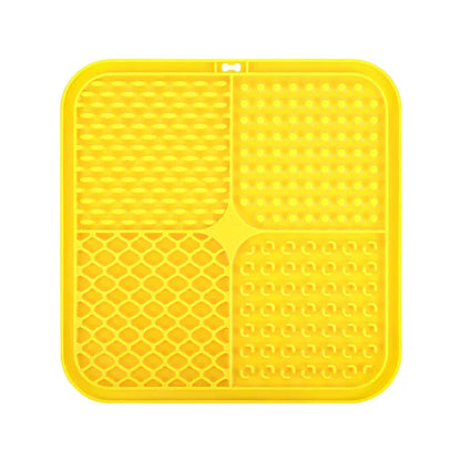 Silicone pet licking pad