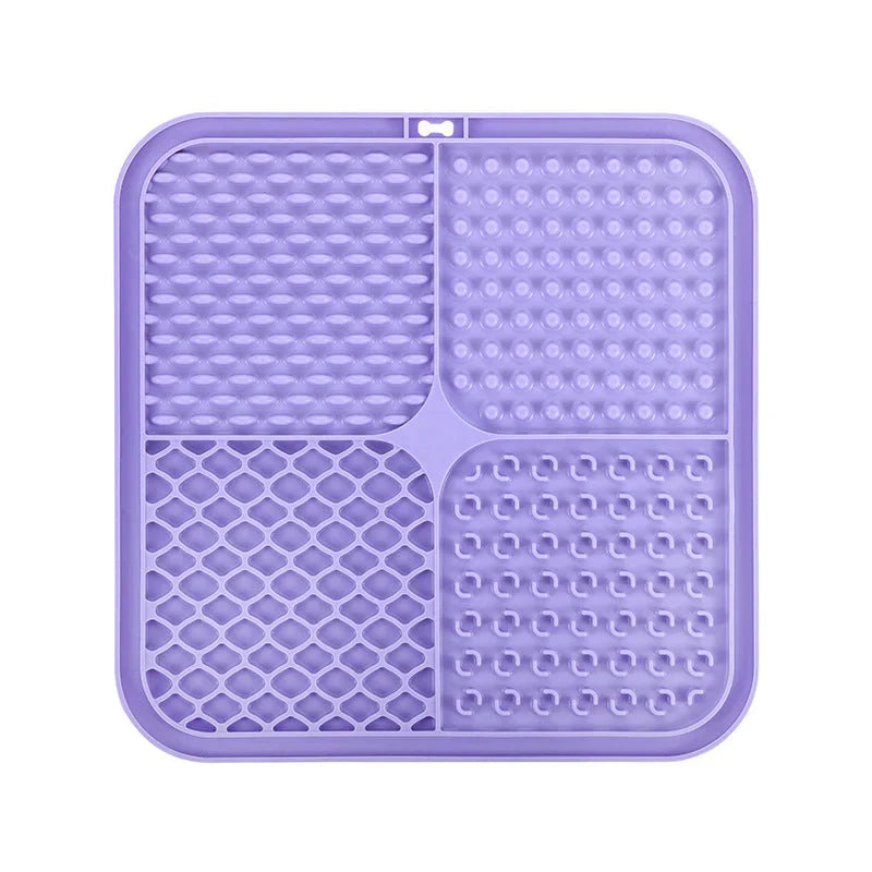 Silicone pet licking pad