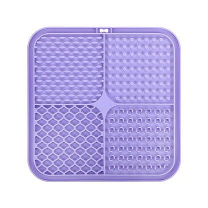 Silicone pet licking pad