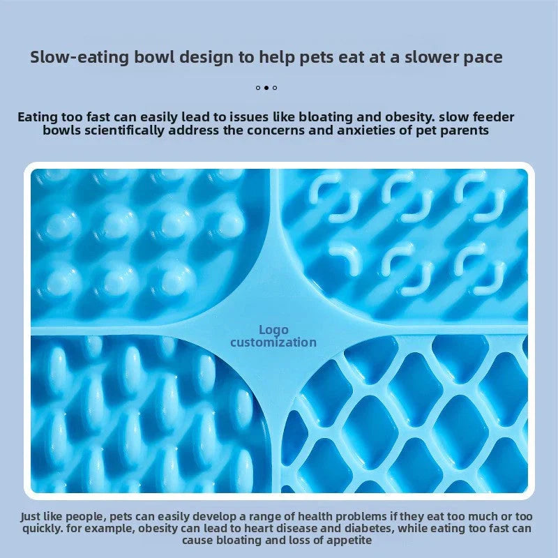 Silicone pet licking pad