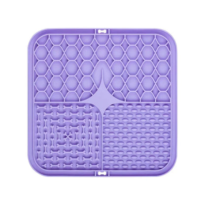 Silicone pet licking pad