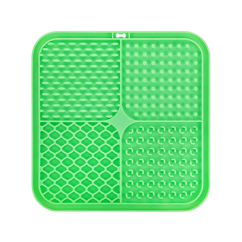 Silicone pet licking pad