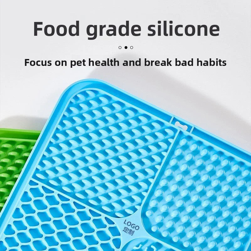 Silicone pet licking pad