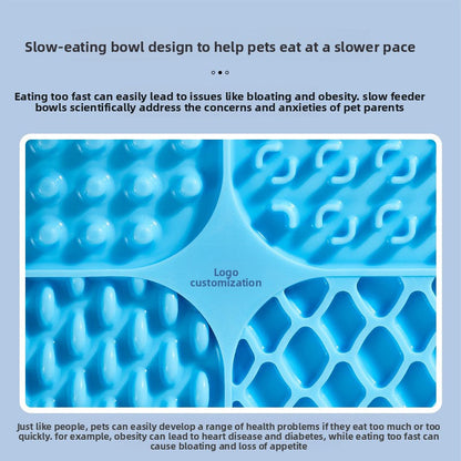 Silicone pet licking pad