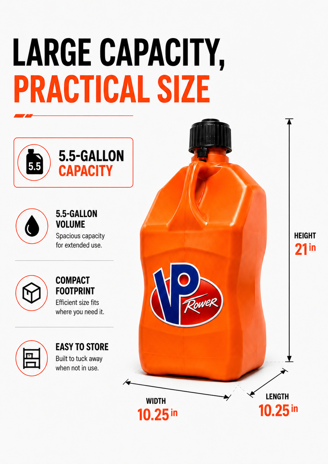 3‑Pack 5.5 Gallon Utility Fuel Jug with Electric Transfer Pump