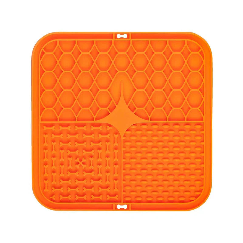 Silicone pet licking pad