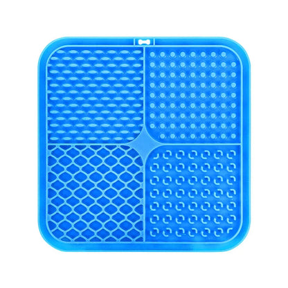 Silicone pet licking pad