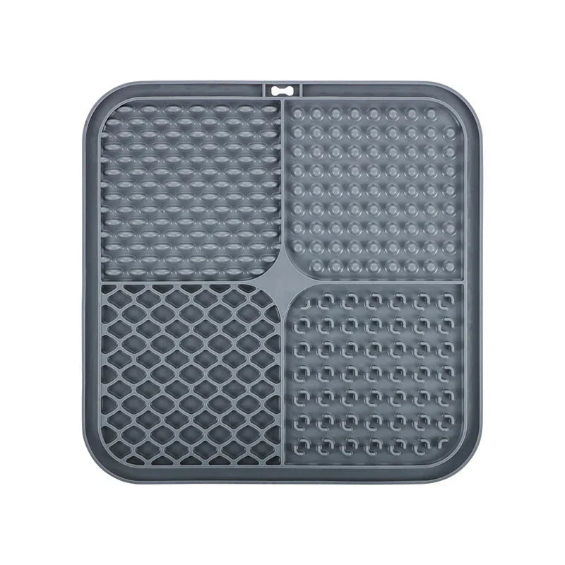 Silicone pet licking pad