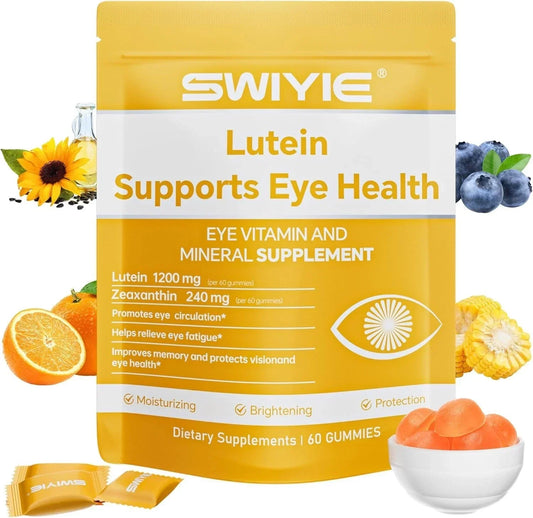 SWIYIE Lutein Gummies - Eye Health Support with Lutein & Zeaxanthin, 60 Gummies